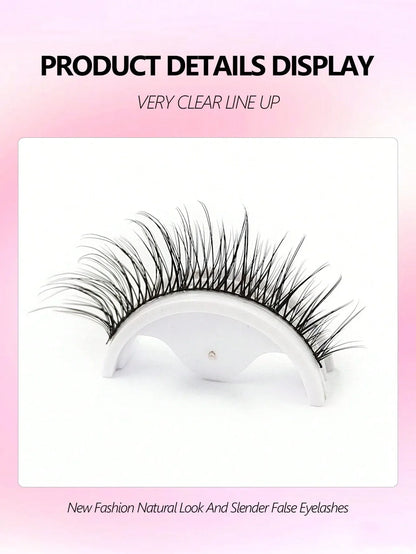Natural Strip & Half False Eyelashes – 10+ Pairs - alotasawkli