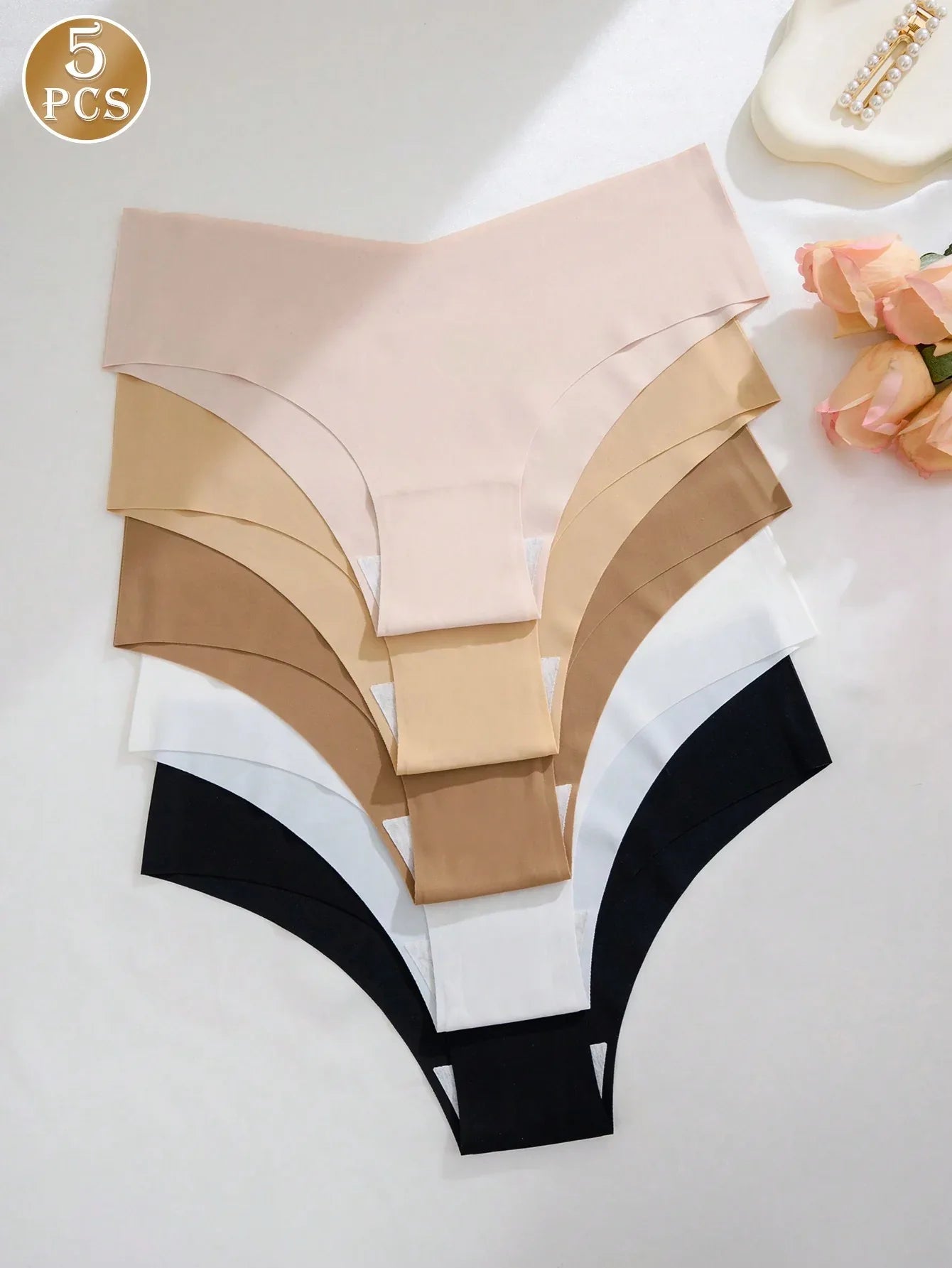 5-Piece Women’s Panty Set – Comfortable, Soft, Breathable & Attractive - alotasawkli