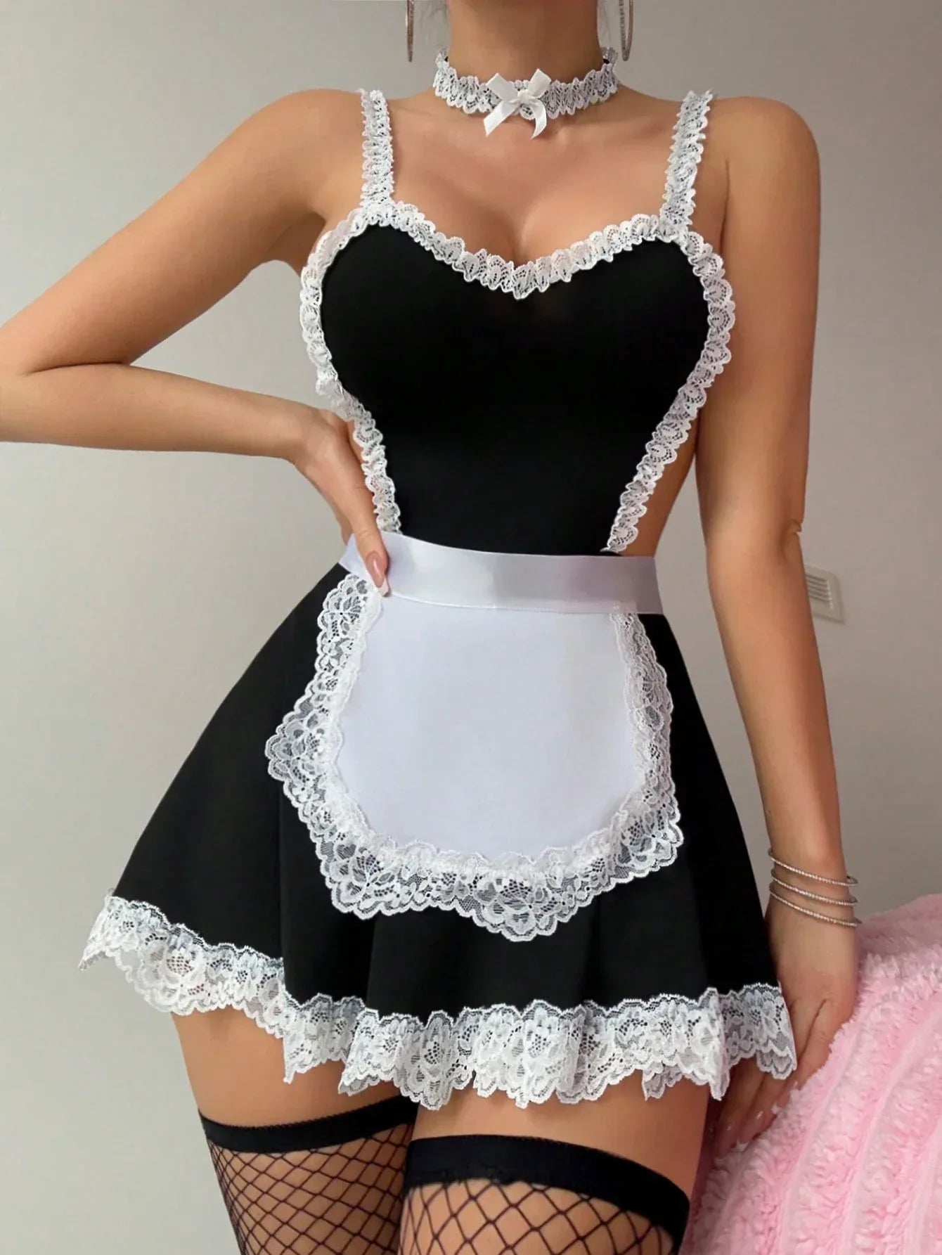 Fantasy Costume Women’s Butterfly Lingerie Set – 3 Pieces - alotasawkli