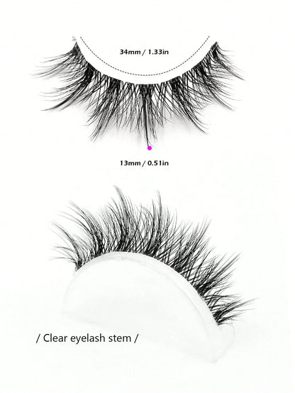 Spiky Manga False Eyelashes – 2–10 Pairs - alotasawkli