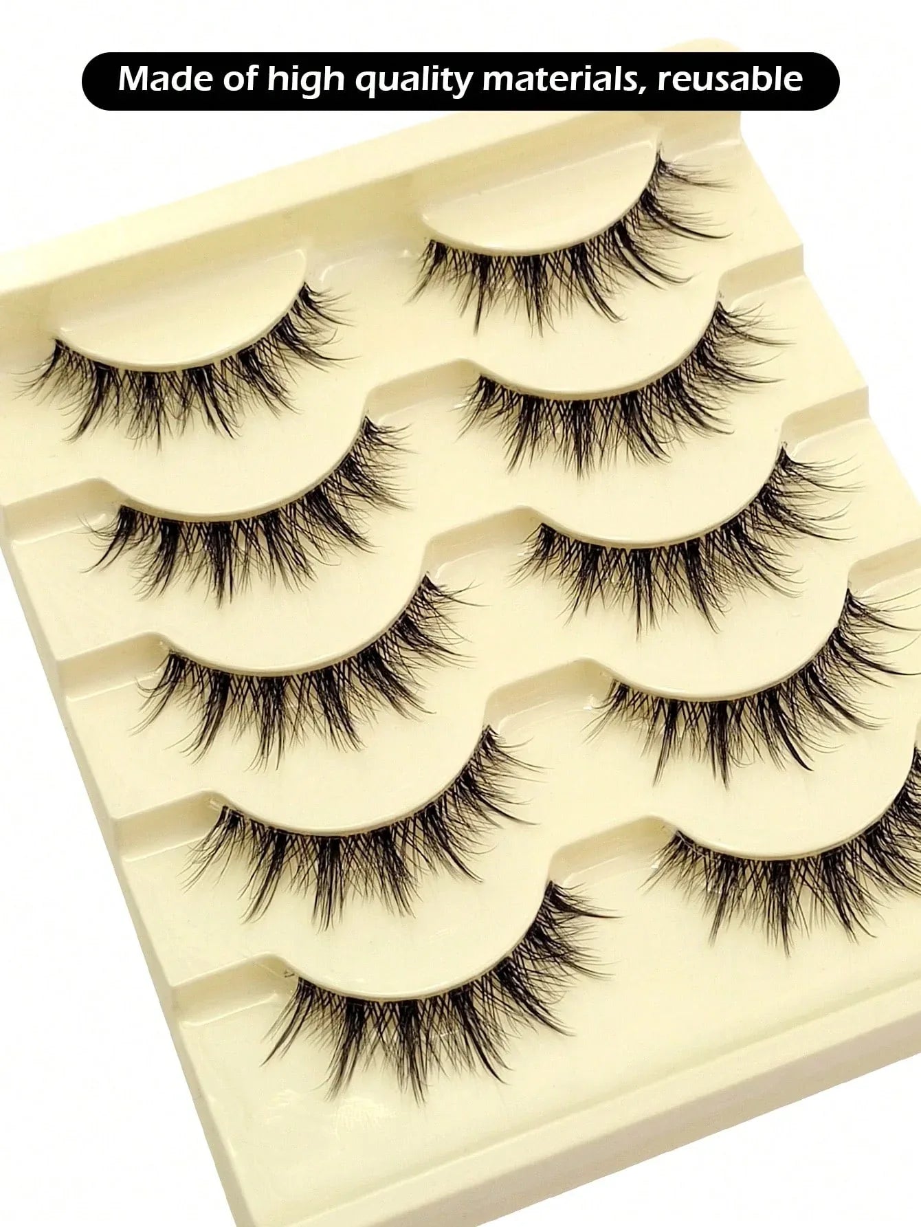 Spiky Manga False Eyelashes – 2–10 Pairs - alotasawkli