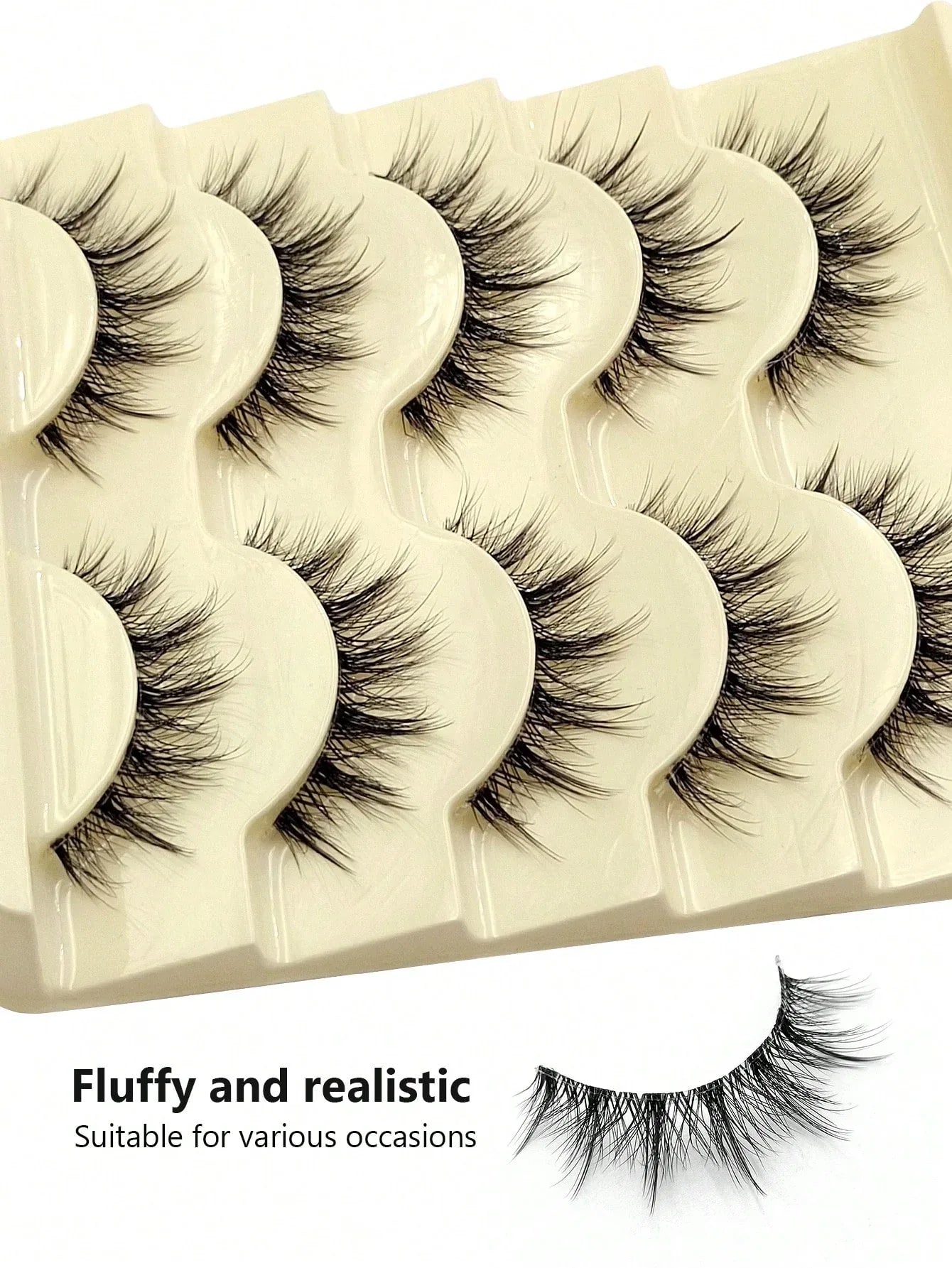 Spiky Manga False Eyelashes – 2–10 Pairs - alotasawkli