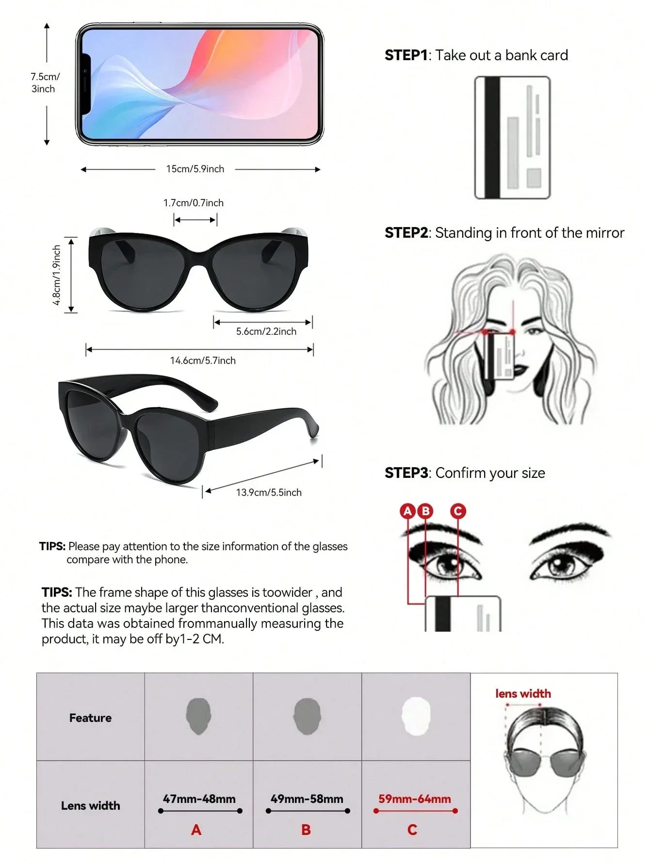 SHEIN-Polarized sunglasses, classic geometric plastic frame, unisex - alotasawkli