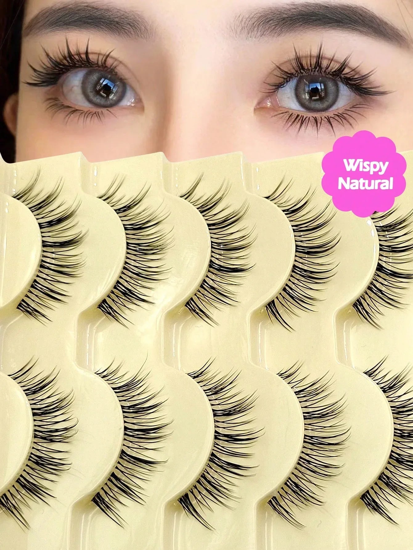 Spiky Manga False Eyelashes – 2–10 Pairs - alotasawkli
