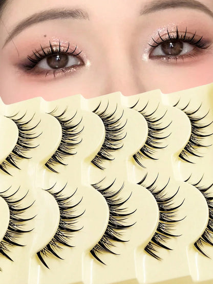 Spiky Manga False Eyelashes – 2–10 Pairs - alotasawkli