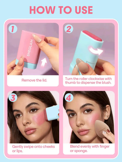 SHEGLAM Glass Glow Blush Stick – Pink Lemonade - alotasawkli