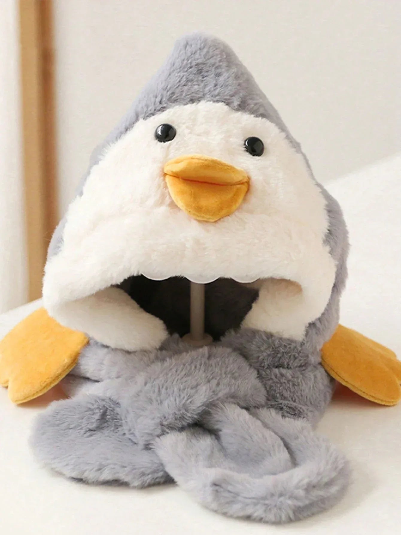 Kids’ Duck Design Cozy & Warm Beanie Hat - alotasawkli