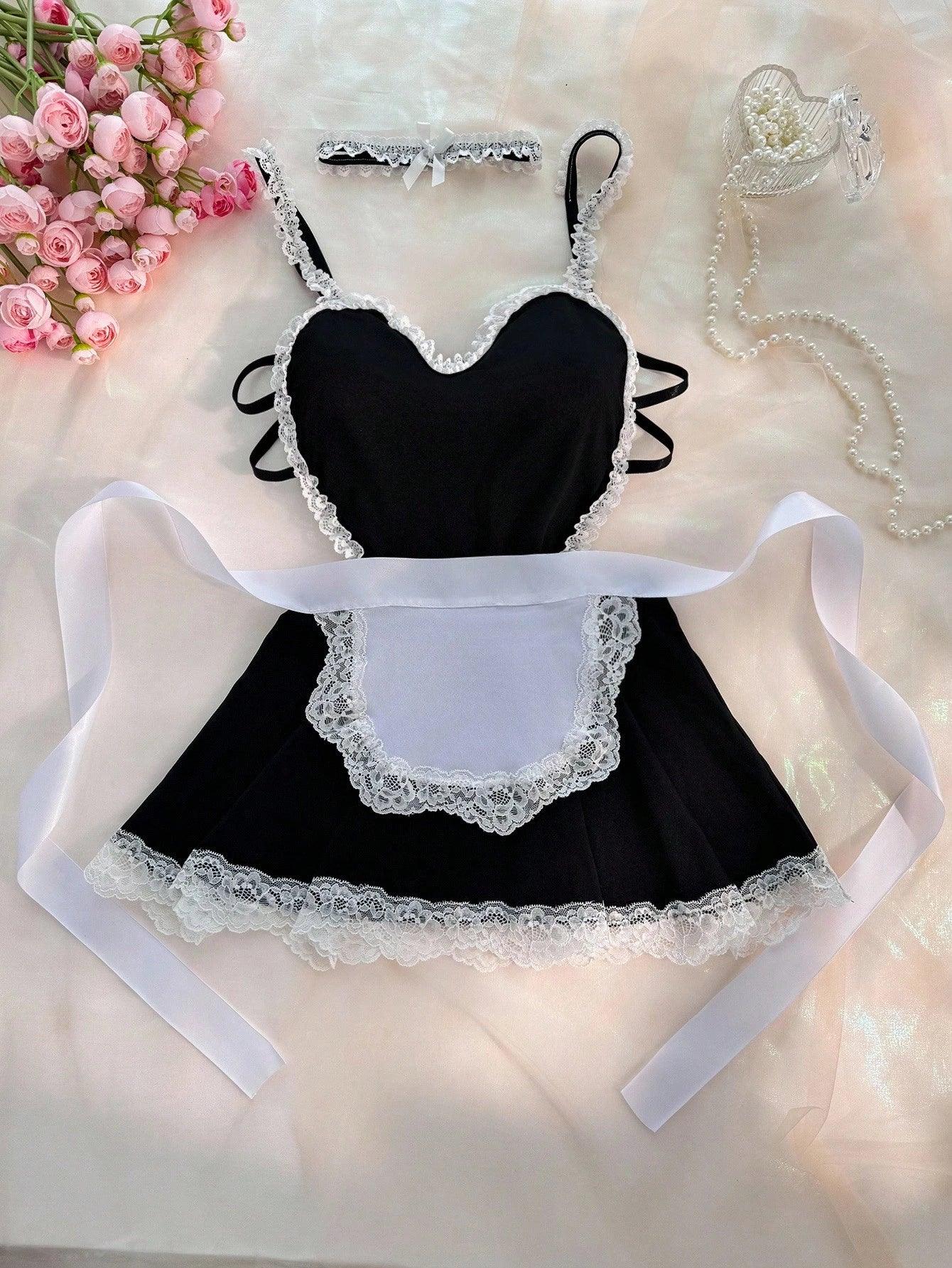 Fantasy Costume Women’s Butterfly Lingerie Set – 3 Pieces - alotasawkli