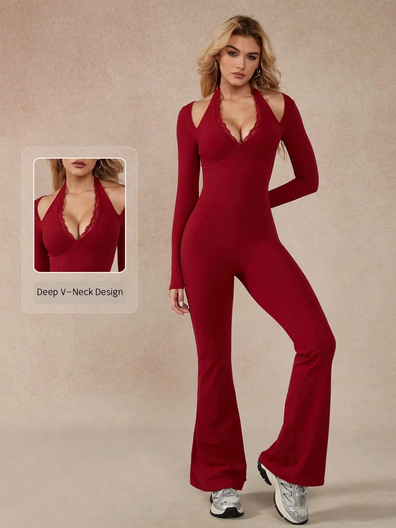 SHEIN-NcmRyu 1 Piece Christmas Jumpsuit - alotasawkli