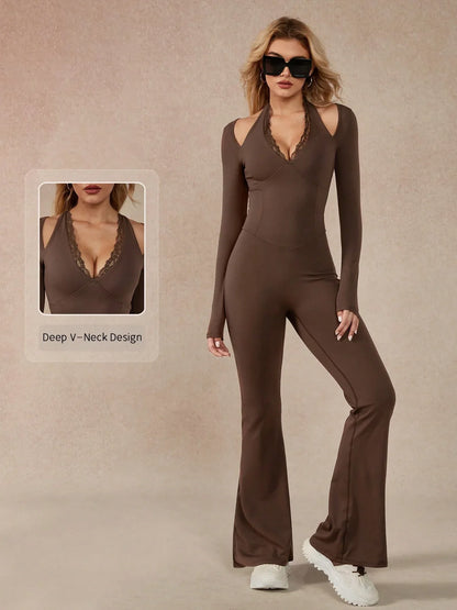 SHEIN-NcmRyu 1 Piece Christmas Jumpsuit - alotasawkli