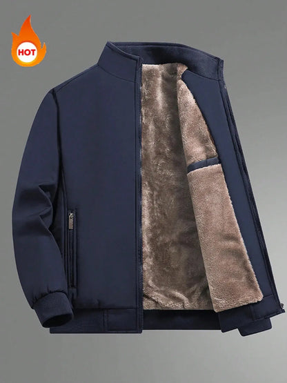 SHEIN-Men's Classic Padded Hooded Jacket - alotasawkli