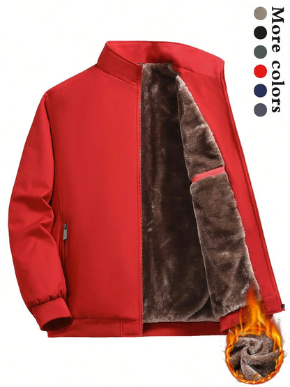 SHEIN-Men's Classic Padded Hooded Jacket - alotasawkli
