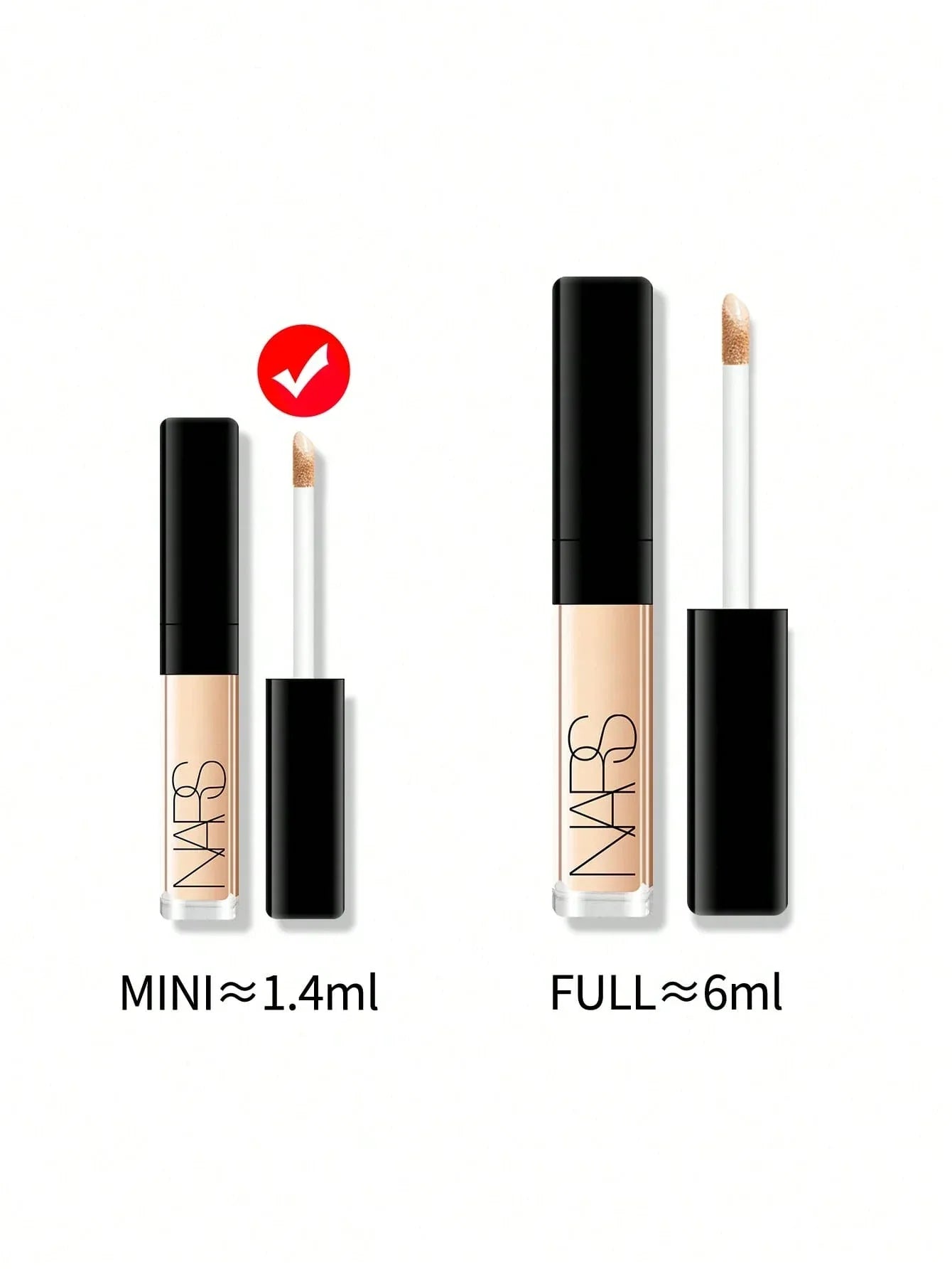 NARS Creamy Radiant Concealer – Mini Size (1.4 ml / 0.05 oz) – Shade: Custard - alotasawkli