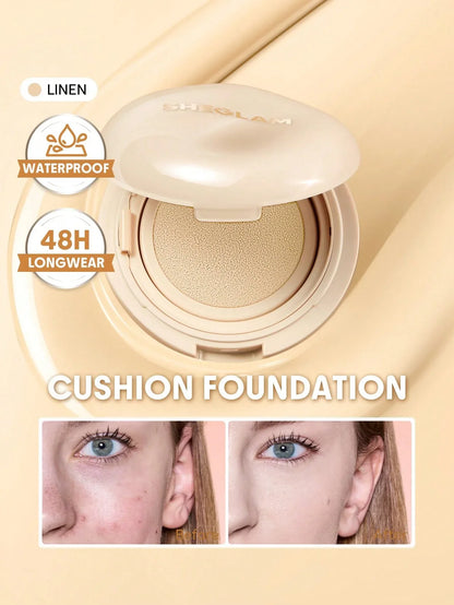 SHEGLAM Lock & Go Long-Lasting Cushion Foundation – Porcelain - alotasawkli
