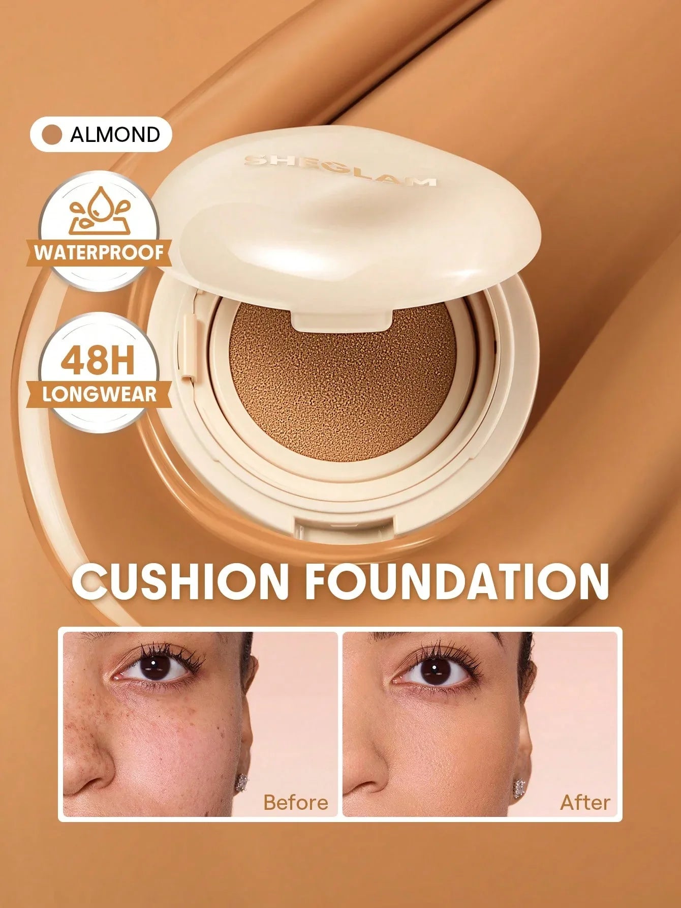 SHEGLAM Skin-Focus High-Coverage Foundation Powder – Porcelain - alotasawkli