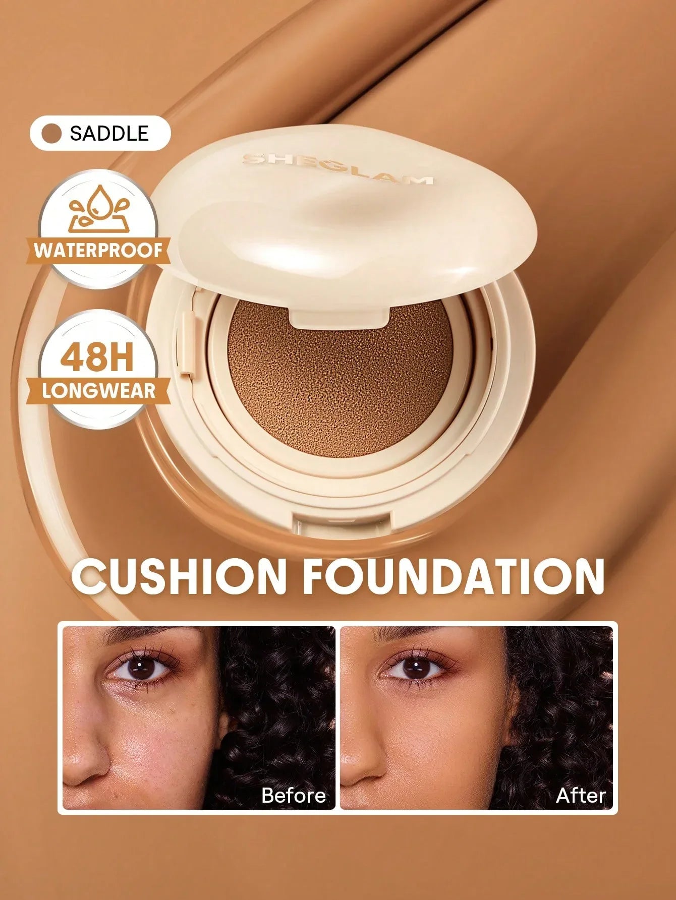 SHEGLAM Skin-Focus High-Coverage Foundation Powder – Porcelain - alotasawkli