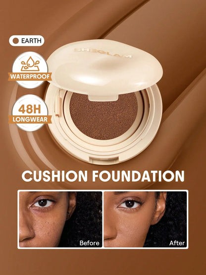 SHEGLAM Lock & Go Long-Lasting Cushion Foundation – Porcelain - alotasawkli