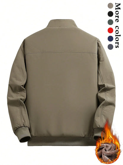 SHEIN-Men's Classic Padded Hooded Jacket - alotasawkli