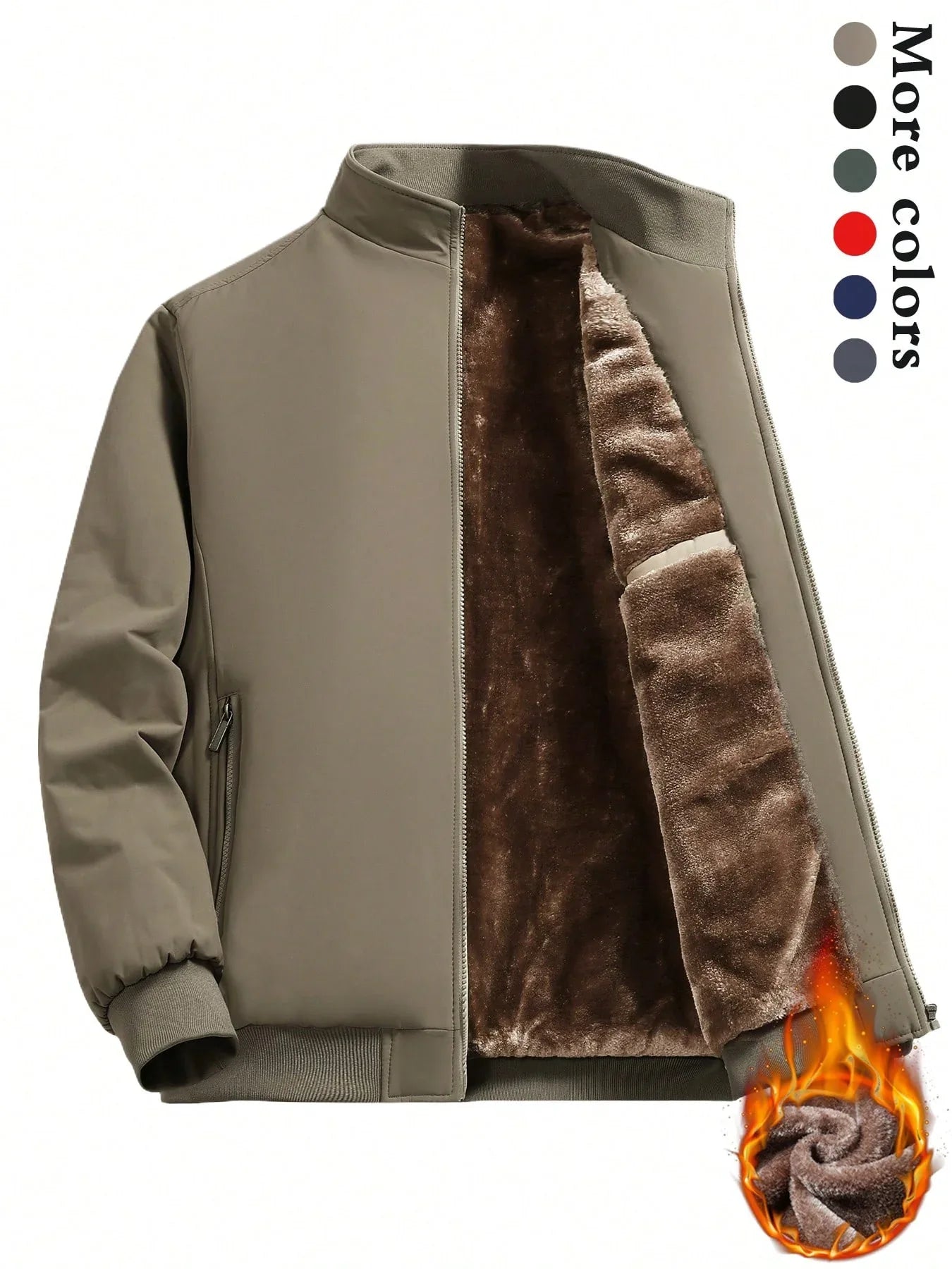 SHEIN-Men's Classic Padded Hooded Jacket - alotasawkli