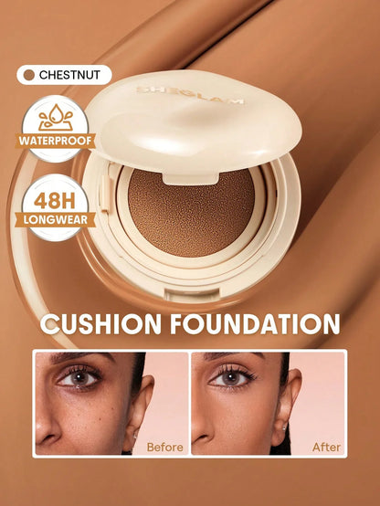 SHEGLAM Lock & Go Long-Lasting Cushion Foundation – Porcelain - alotasawkli