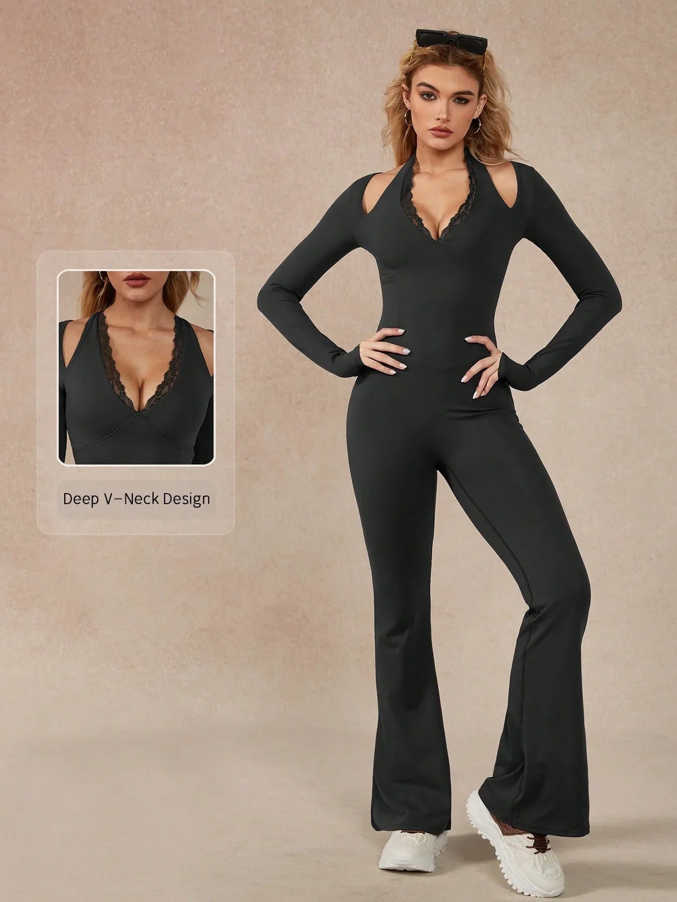 SHEIN-NcmRyu 1 Piece Christmas Jumpsuit - alotasawkli