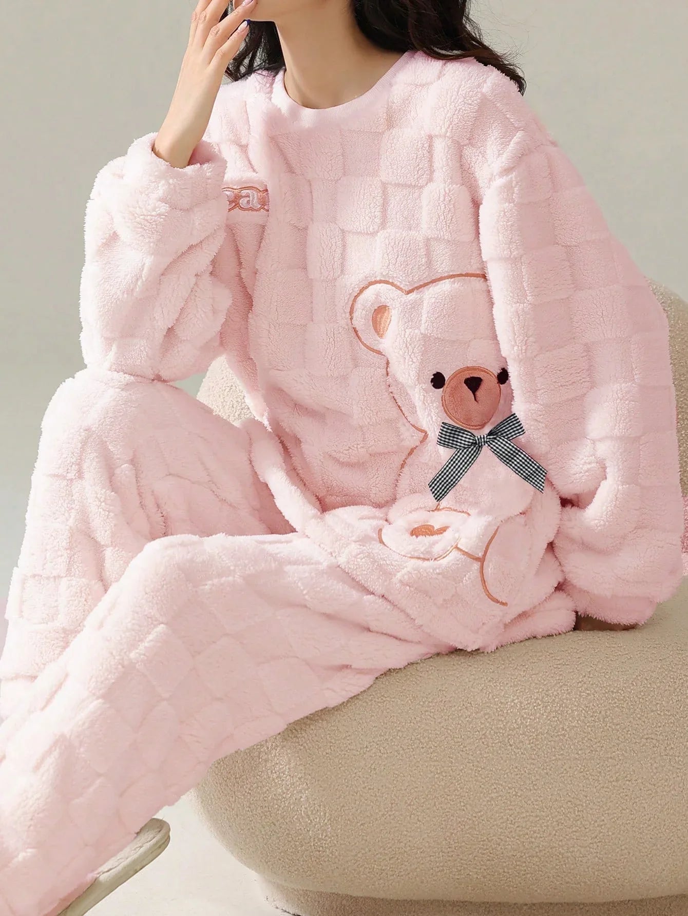 Soft Striped Flannel Pajama Set - alotasawkli