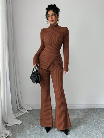 SHEIN-Opuloom 2-piece women's set consisting of a long-sleeved - alotasawkli