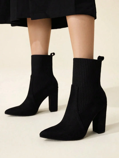 CUCCOO BASICS: Versatile Mid-Calf Chunky Heels - alotasawkli