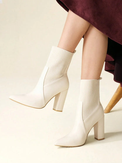 CUCCOO BASICS: Versatile Mid-Calf Chunky Heels - alotasawkli