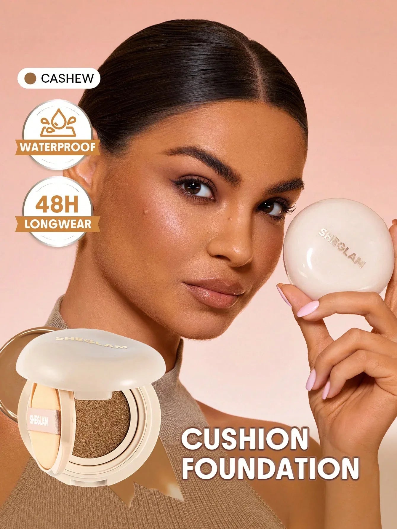 SHEGLAM Skin-Focus High-Coverage Foundation Powder – Porcelain - alotasawkli