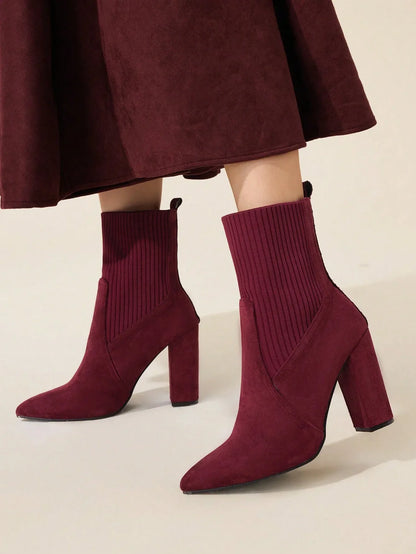 CUCCOO BASICS: Versatile Mid-Calf Chunky Heels - alotasawkli