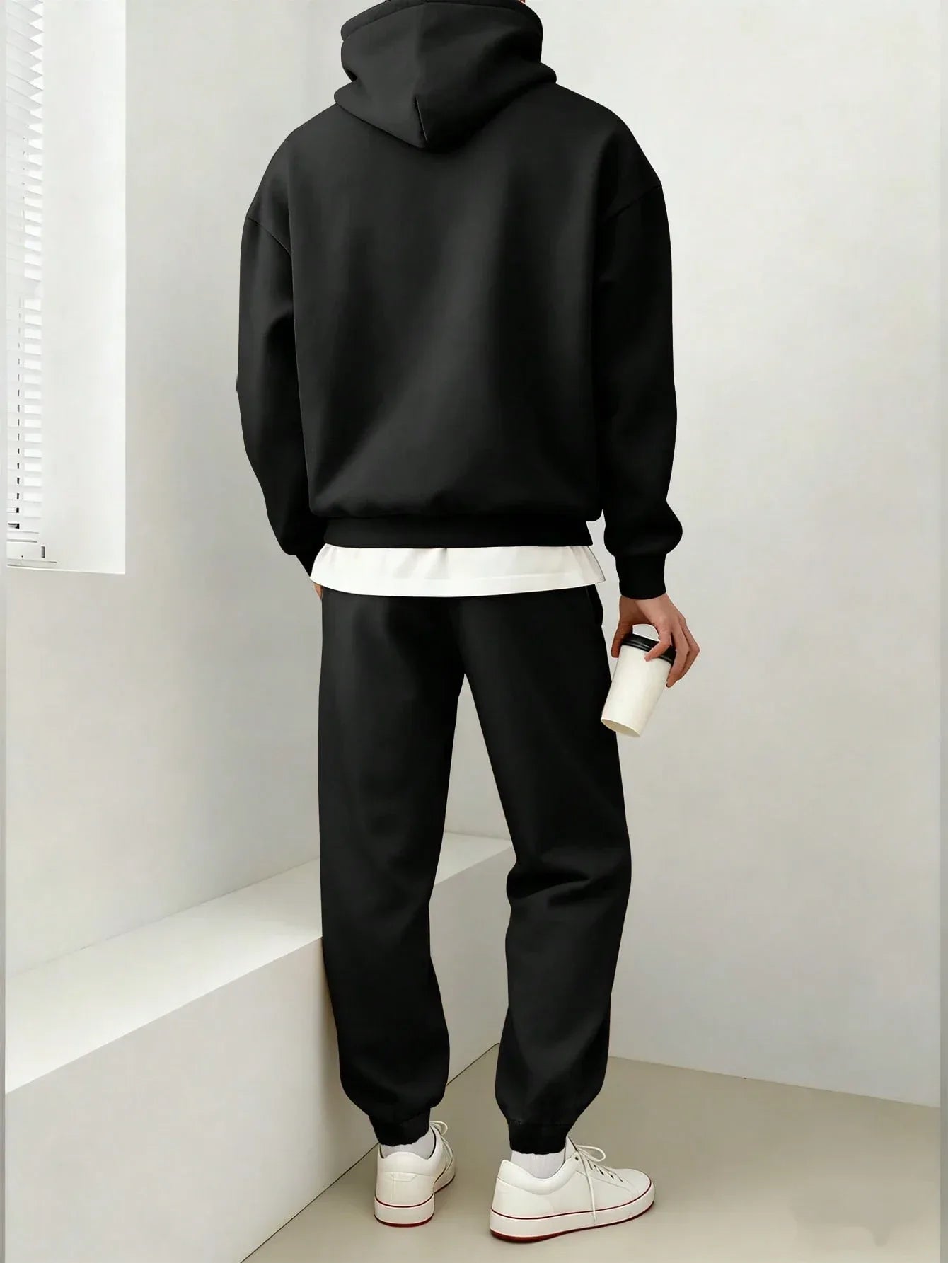 Classic Horse Logo Oversized Hoodie & Jogger Set - alotasawkli
