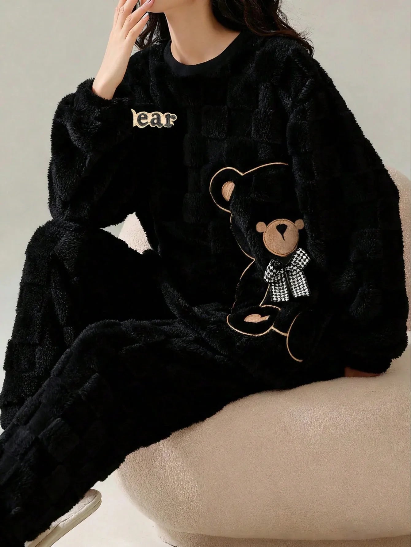 Soft Striped Flannel Pajama Set - alotasawkli