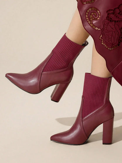 CUCCOO BASICS: Versatile Mid-Calf Chunky Heels - alotasawkli