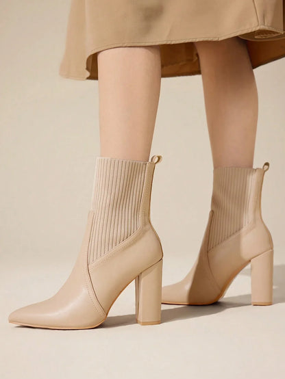 CUCCOO BASICS: Versatile Mid-Calf Chunky Heels - alotasawkli