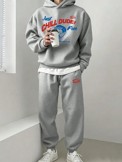 Classic Horse Logo Oversized Hoodie & Jogger Set - alotasawkli