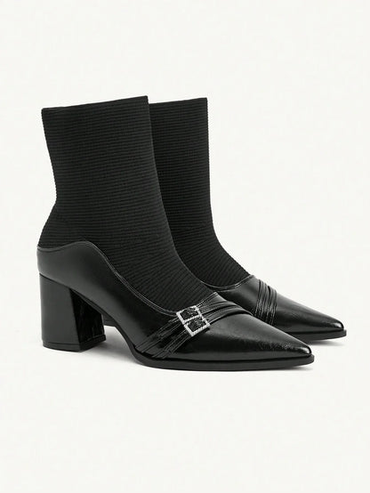 CUCCOO BASICS: Versatile Mid-Calf Chunky Heels - alotasawkli