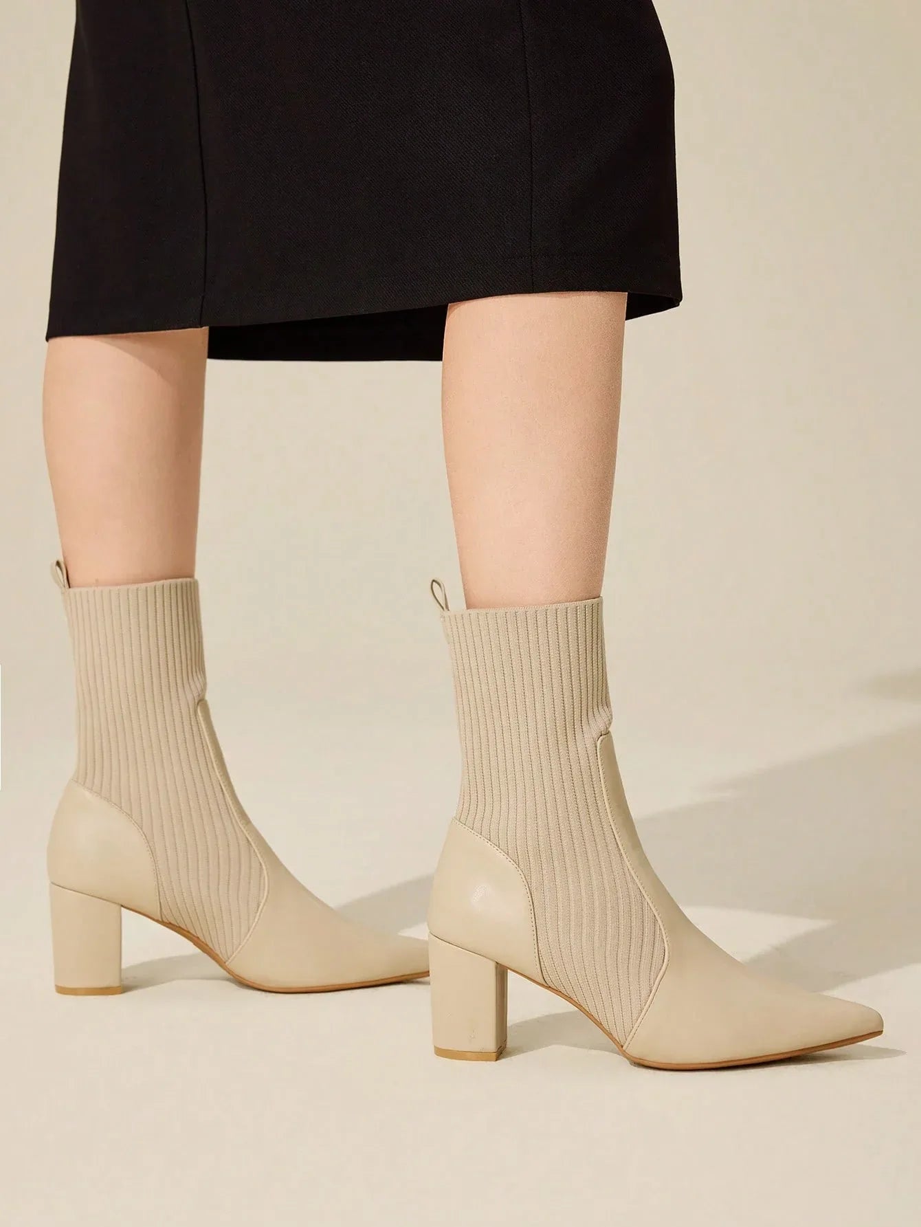 CUCCOO BASICS: Versatile Mid-Calf Chunky Heels - alotasawkli