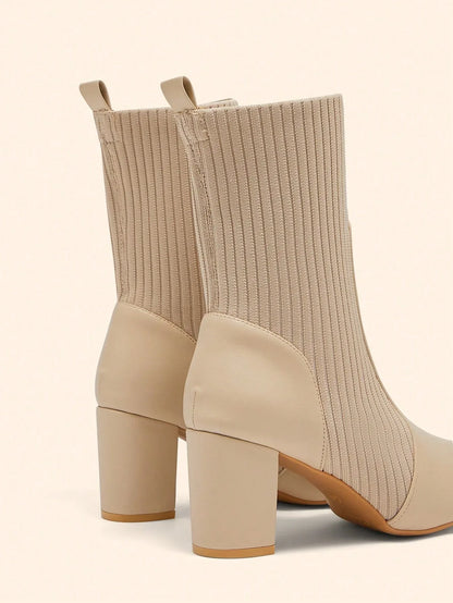 CUCCOO BASICS: Versatile Mid-Calf Chunky Heels - alotasawkli