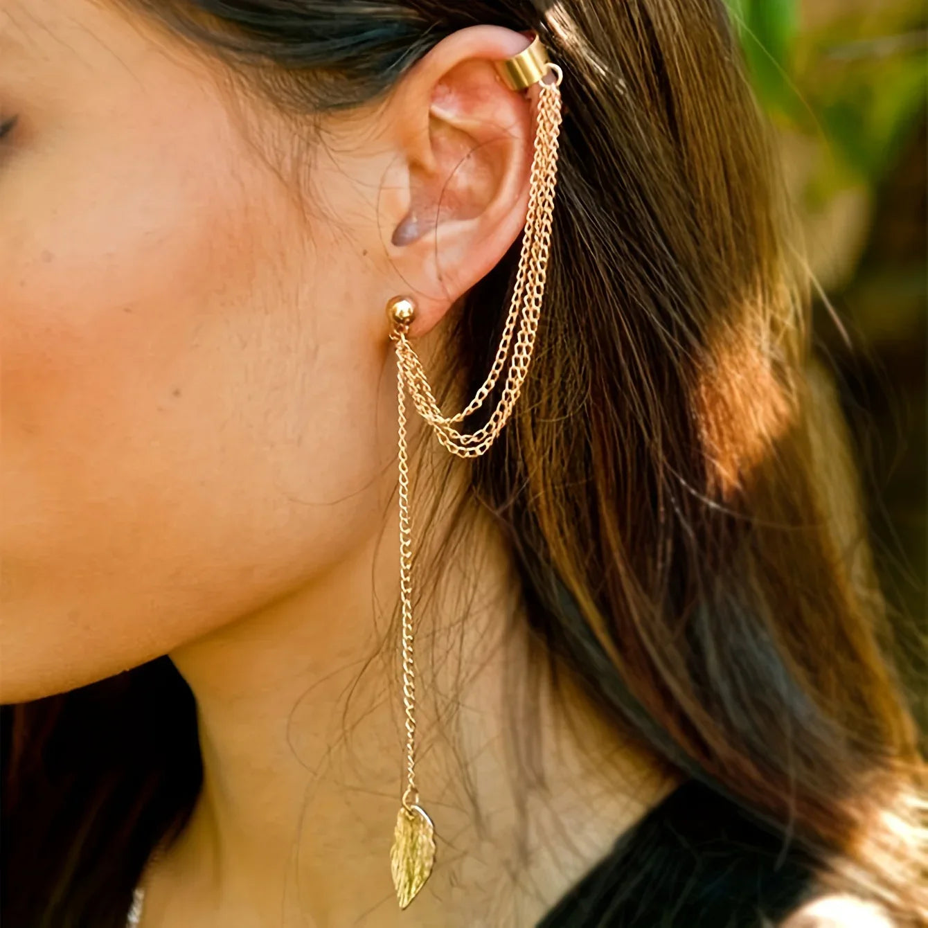 Hot-selling Women's Ear Clips 1 Piece Of Personality - alotasawkli