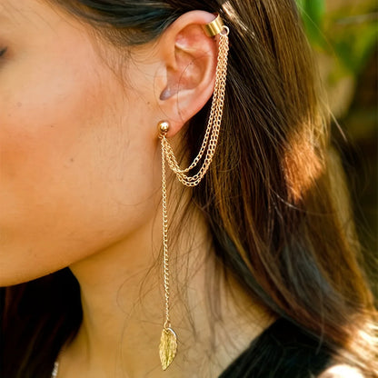Hot-selling Women's Ear Clips 1 Piece Of Personality - alotasawkli