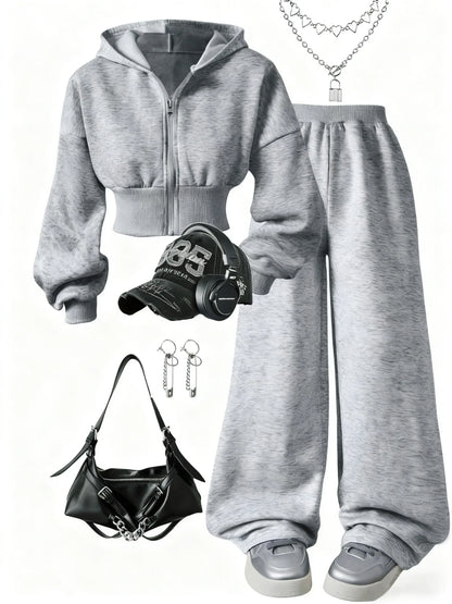 TEMU-Autumn-Winter Casual Sport Two-Piece - alotasawkli
