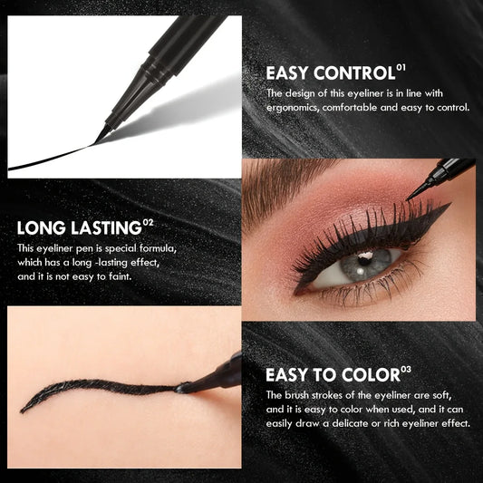 1pc Liquid Eyeliner, Smooth Eye Liner Pencil - alotasawkli