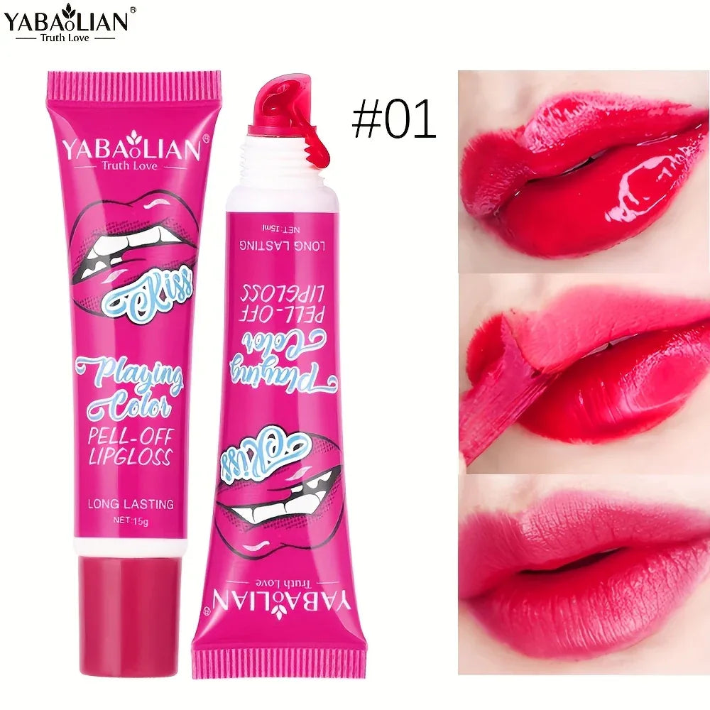 YABAOLIAN Matte Lip Gloss - Long-Lasting, Waterproof Tear - alotasawkli