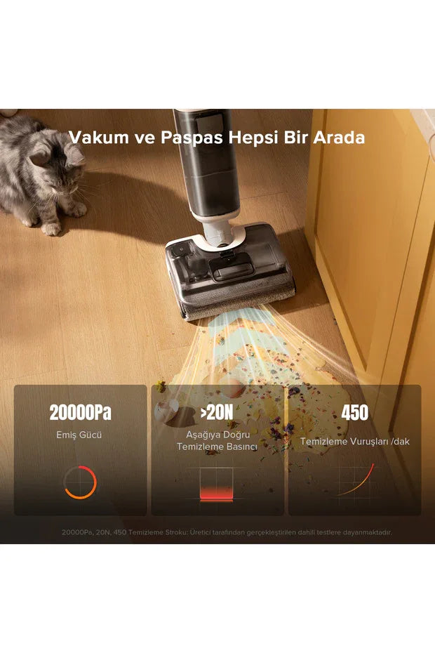 Roborock F25 RT Wet & Dry Smart Upright Vacuum Cleaner - alotasawkli