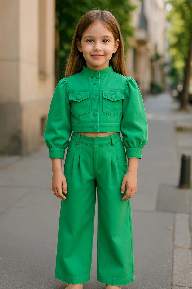 TRENDYOL-Hilal Akıncı Kids Girls' Two-Piece Set - alotasawkli