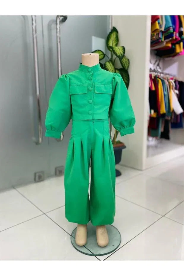 TRENDYOL-Hilal Akıncı Kids Girls' Two-Piece Set - alotasawkli