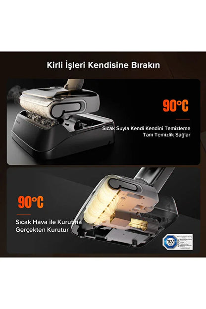 Roborock F25 RT Wet & Dry Smart Upright Vacuum Cleaner - alotasawkli