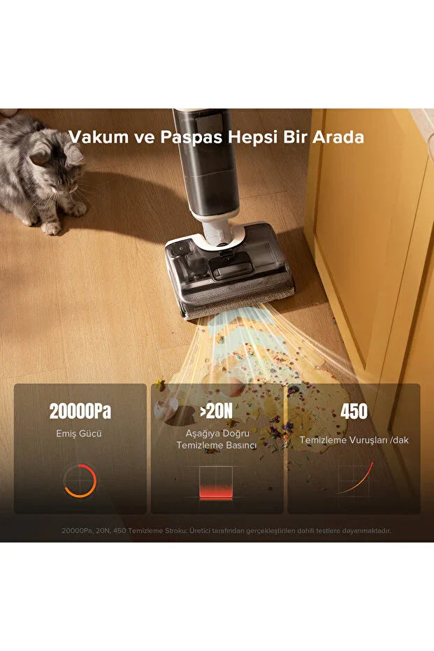 Roborock F25 RT Wet & Dry Smart Upright Vacuum Cleaner - alotasawkli