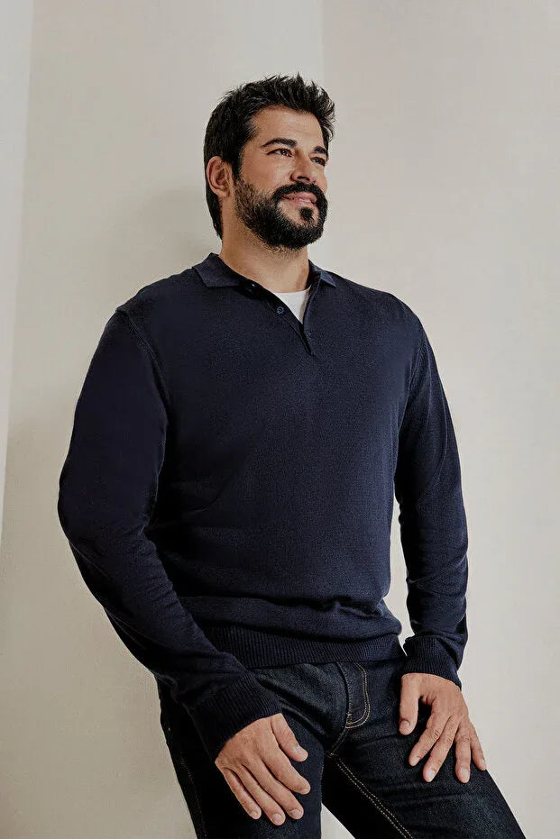 TRENDYOL-Altınyıldız Classics Men's Navy Blue Anti-Pilling Fabric - alotasawkli